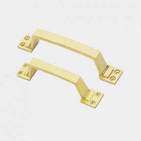 QZ5070 brass plated morden style hardware handles