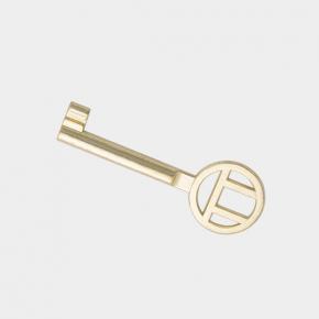 EZ2011 Brass Plated metal key for drawer
