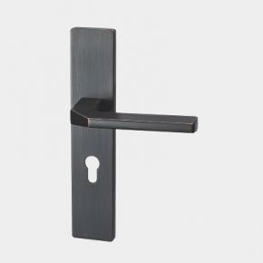 Z501-603 Whoelsale design door hardware entrance interior kitchen cabinet modern pull handle lever zinc alloy door handle