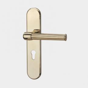 Z503-652  Minimalist favorite Door Handle Lever PVD Gold Lever Handle